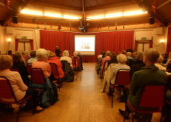 One of our regular monthly meetings at The Assembly Rooms